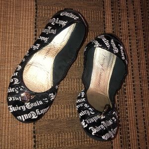 Juicy Couture Black Flats